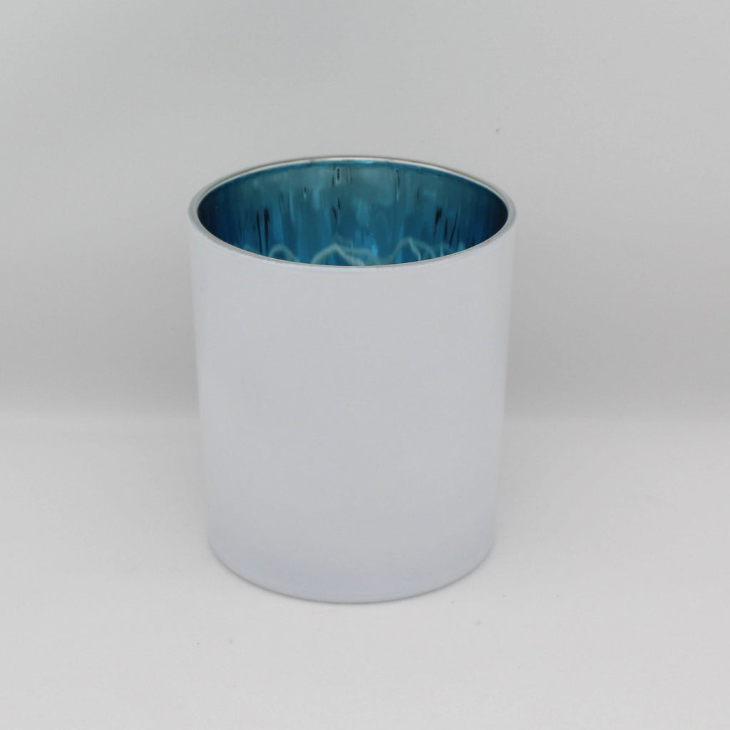 Custom White/Blue 8oz Candle