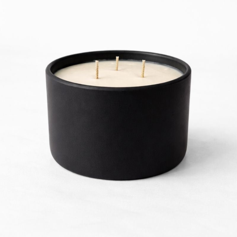 Black 3-Wick Candle