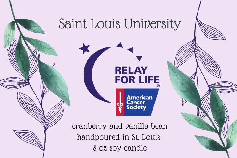 SLU Relay for Life candle